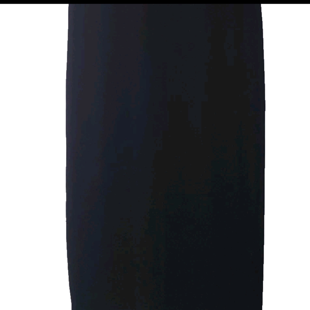 Cassini Black Velour‎ Maxi Dress L Short Slv Stretch Goth Witchy Whimsigoth Vamp - Picture 3 of 13